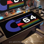 Keyboard Mouse Pad Commodore 64 Mousepad Xxl Non-slip Lockedge Minimalism Office PC Accessories XL Gaming Large Desk Cabinet Pad