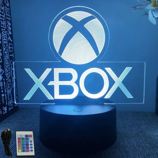 NEON GAMER 3D Lamp LED Night Light Gaming Setup RGB Children's Lamps Gamer Room Decoration Bedroom Table Lamp Personalized Gifts SS69 11.69 B16-Gaming 03