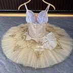 BT01574 high quality tailored Fairy doll swan lake  gradient champange performance Wear Ballet Tutu Costumes