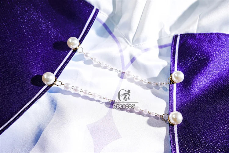 Robin Cosplay Costume Honkai Star Rail Satin Wedding Dress Set for Women