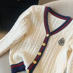 New 2024 Autumn Winter Cashmere Top Women V Neck Pullover Warm Knitwear Jumper Woman Clothes Twist Outwear Knited Tops Women
