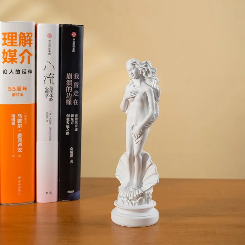 Resin Venus Figurine - Hellenic Divine Sculpture Home Decor