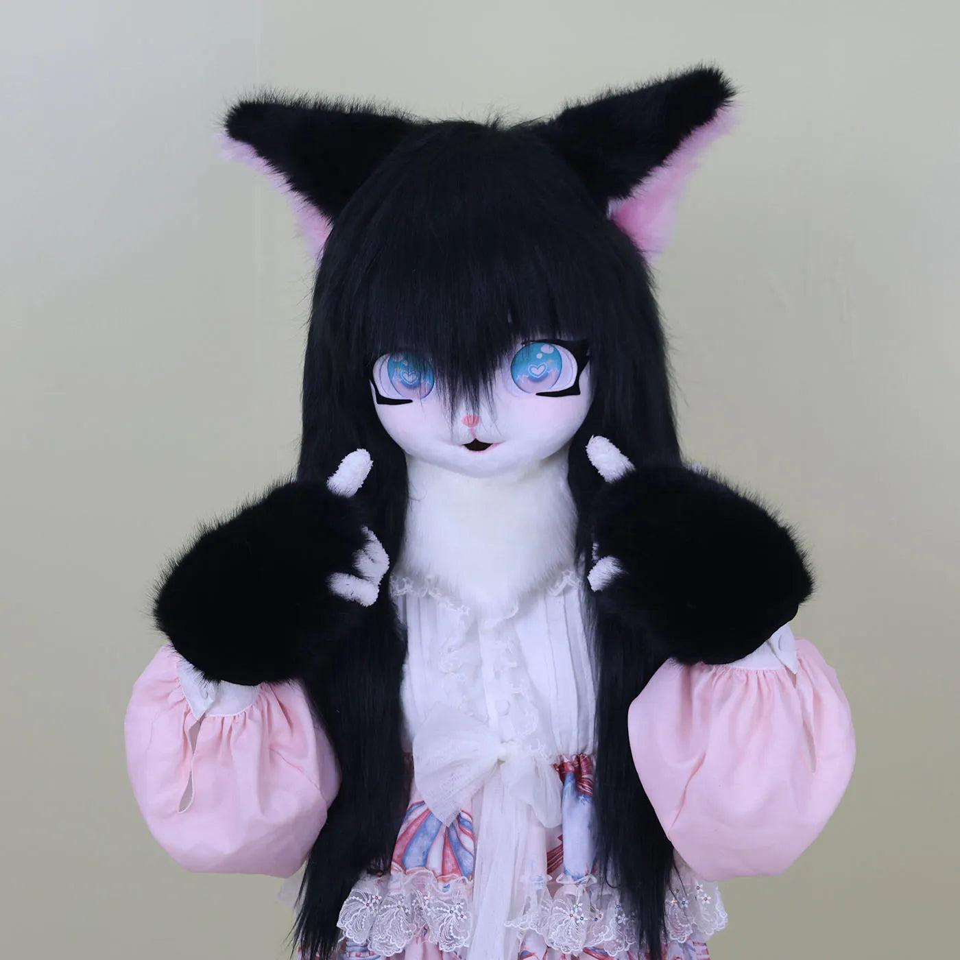 Furry Kigurumi Animal Cosplay Mask - Polyester Costume Head