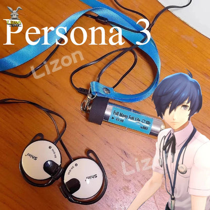 Persona 3 Cosplay Makoto Yuki Minato Arisato Junpei Iori Man MP3 Walkman Props 3D armband Cosplay Props SS69