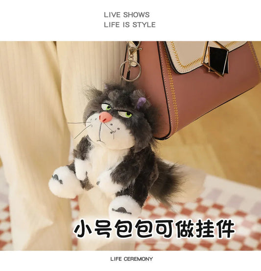 15-35cm Kawaii Cinderella Lucifer Cat Plush Toys Soft Anime Cartoon Princess Kids Stuffed Animals Doll Children's Birthday Gifts SS69