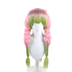 Kanroji Mitsuri Anime Cosplay Costume Set with Wig and Belt
