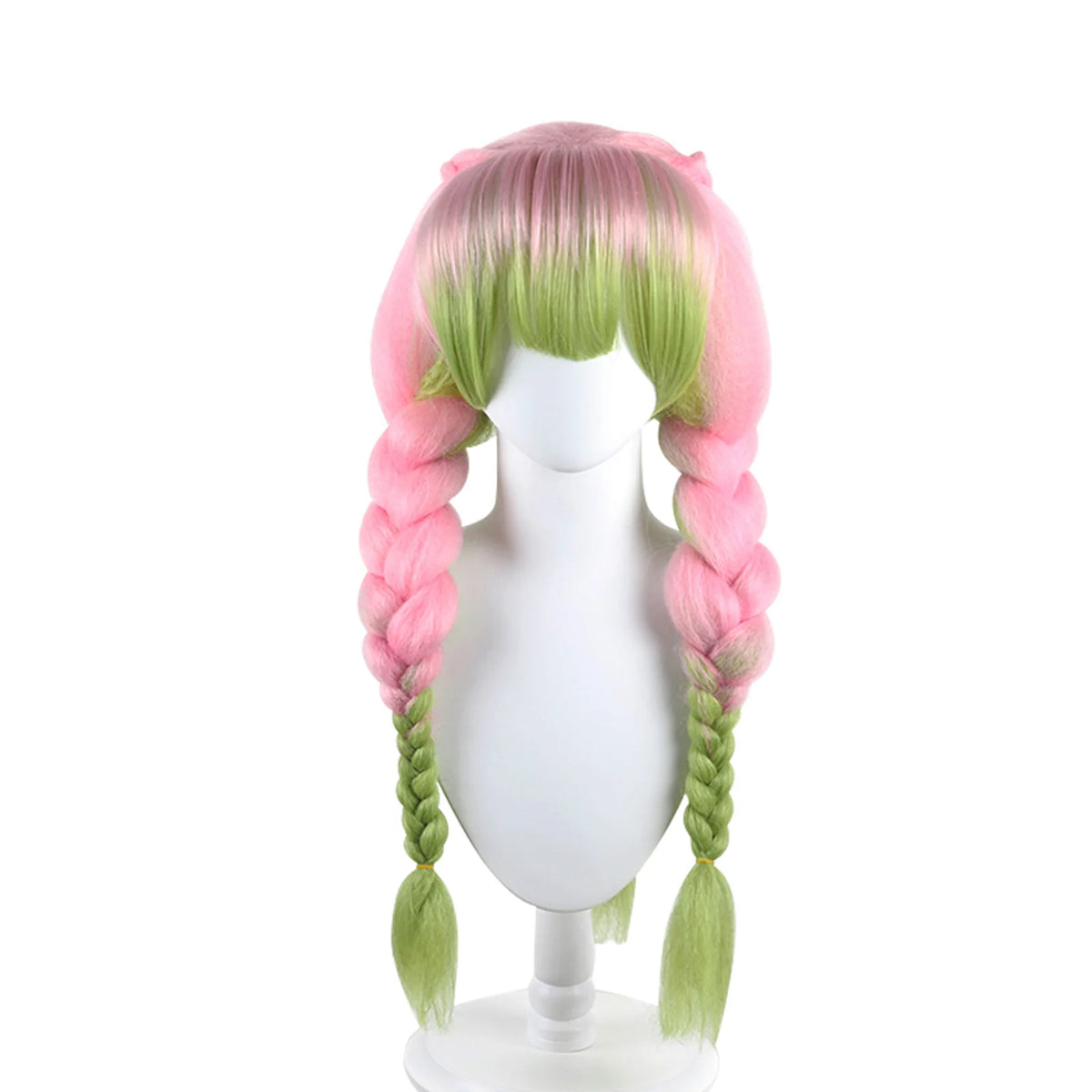 Kanroji Mitsuri Anime Cosplay Costume Set with Wig and Belt
