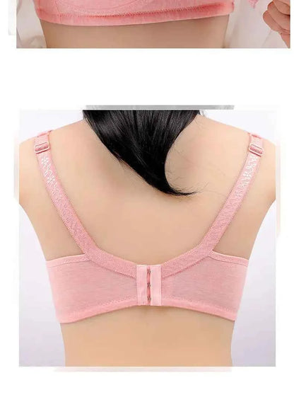 2025 Open front non-underwire maternity bra folding anti-sagging Breastfeeding underwear during pregnancy
