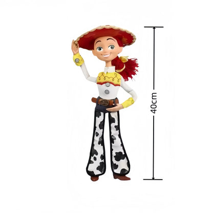 Hot 40cm Disney Pixar Toy Story  Woody Action Figures English Movie Sound Character Doll Cloth Cowboy Birthday Gift For Children