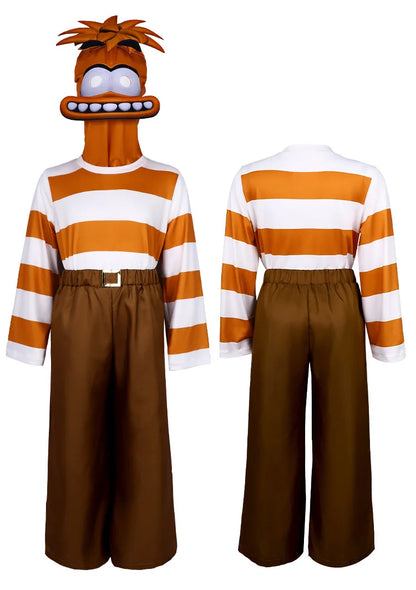 Inside Out Joy Cosplay Costume Unisex Polyester Jumpsuit for Halloween
