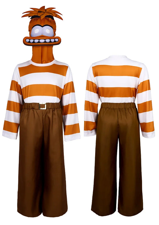 Inside Out Joy Cosplay Costume Unisex Polyester Jumpsuit for Halloween