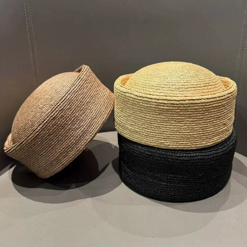 Women's Fashion Papyrus Beret Hat - Breathable Summer Sun Cap