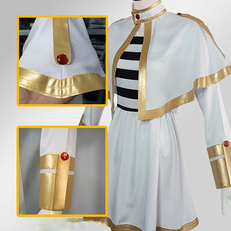 Anime Frieren Cosplay Costume Frieren: Beyond Journey's End Cosplay Frieren Dress Women Halloween Witch Costume Frieren Cosplay