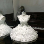 Y2K Lolita Vintage Dress Lace Sleeveless Cosplay Clothing French Strap Elegant Girls Party Japanese Kawaii Dress 2026 Summer