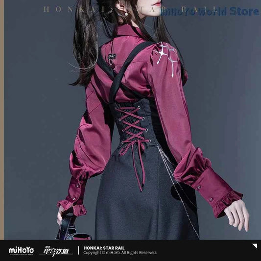 Kafka Dress MiHoYo Official Original Honkai Star Rail Kafka Theme Impression Series Skirt Doujin Cosplay Black Dress Gifts