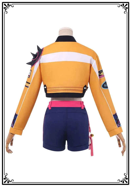 KPop Rumi Cosplay Costume Wig Women Girls Halloween Carnival Comic-con Party Role Playing Outfits