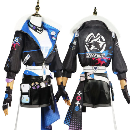 Silver Wolf Cosplay Costume Set Honkai Star Rail Unisex Polyester Uniform