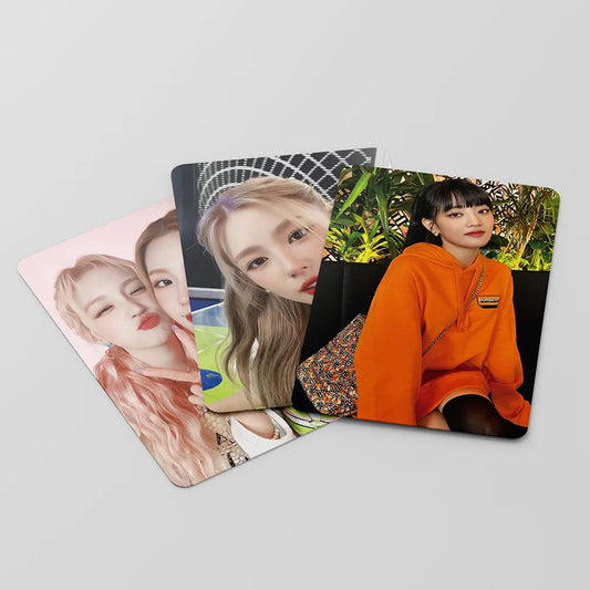 KPOP 55cards/set (G) I-DLE Album Card I FEEL Album GIDLE Ye Shuhua MINNIE Printed Photo Card LOMO Card Gift For Girls Collection SS69