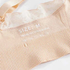 Wireless Front Open Nursing Bra Soft Lace Breathable Seamless Maternity Breastfeeding Bras Maternal Support For Pregnant Women