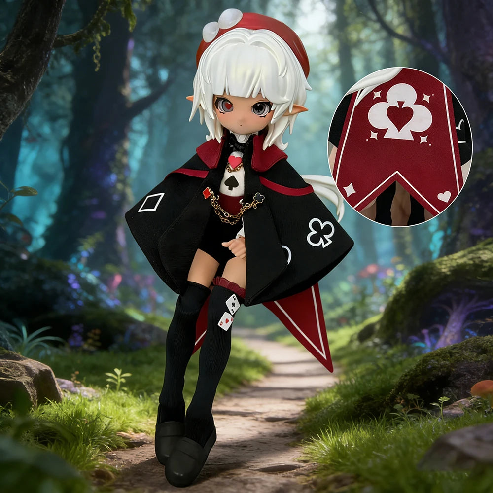 Authentic in Stock Mushroom Fungus 1/12 BJD Blind Box Movable Joint Doll Anime Figure Collectible Trendy toys Ornaments gifts