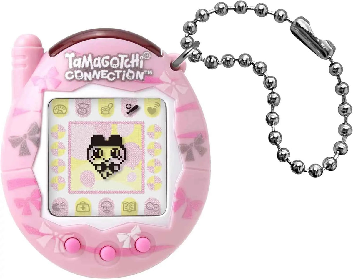 Bandai Tamagotchi Connection V3 Electronic Pet (Linked Ver.) - Elegant Bow/Blue Bubble New