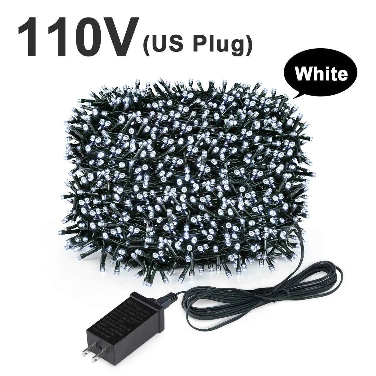 Christmas Decor Lights for Home Village 2024 24V LED String 20m 30m Fairy Garland for Chrismas Tree Country Yard Garden Wedding