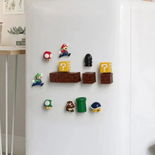 Cartoon Fridge Magnet Sticker DIY Creative Cute Fridge Sticker Kawaii 3D Refrigerator Magnet Kitchen Decoration Home Ornament