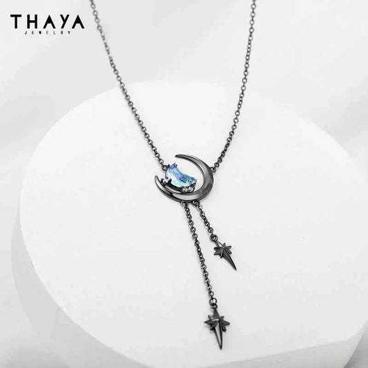 Thaya New Trendy Original Design Women Necklaces Vintage Women Chorker Fashion Pendant Necklace For Women Crystal Party Jewelry