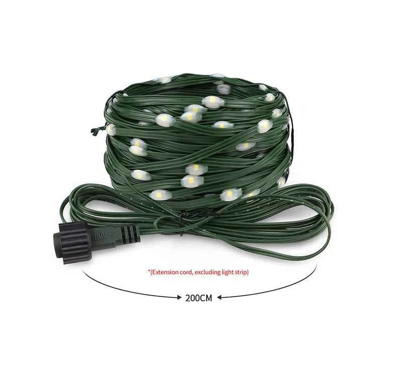 50M 100M 24V LED Christmas lights Green Wire Leather Fairy Lights String Waterproof Outdoor Garden Party Wedding Garland Decor