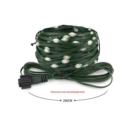 50M 100M 24V LED Christmas lights Green Wire Leather Fairy Lights String Waterproof Outdoor Garden Party Wedding Garland Decor