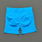 HISTELLO Impact Shorts 4.5" Women Fitness Sports Biker Shorts Low Waist Gym Short Workout Scrunch Butt Yoga Seamless Leggings