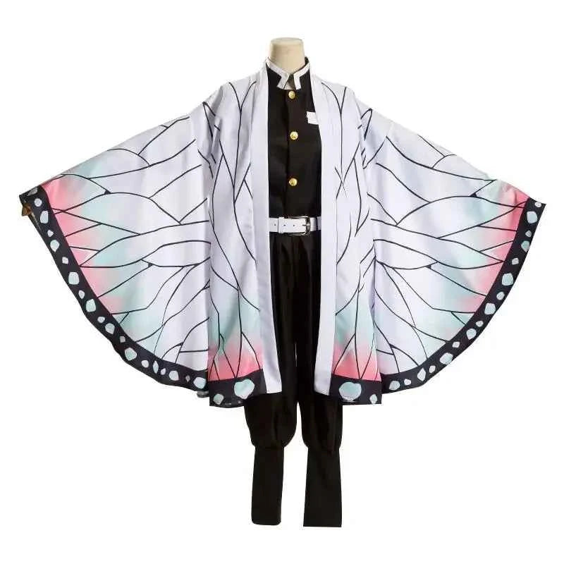 Demon Kochou Kanae Cosplay Costume Adult Anime Kimetsu No Yaiba Shinobu Kochou Halloween Clothes