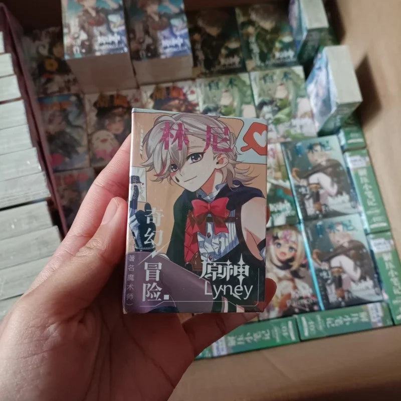 Game Impact Alhaitham Anime Project 40 Sheets 80 Pages Double-sided Mini Characters 68x60mm Magazine Miniature Comic Books SS69