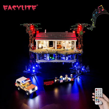 LED Light Kit For 75810 Stranger Things The Upside Down Compatible with 25010 Building Blocks Lighting Set Not Included Model SS69