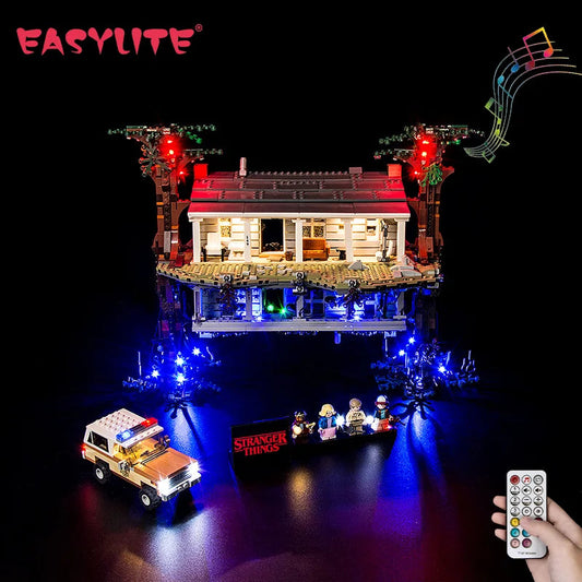 LED Light Kit For 75810 Stranger Things The Upside Down Compatible with 25010 Building Blocks Lighting Set Not Included Model SS69