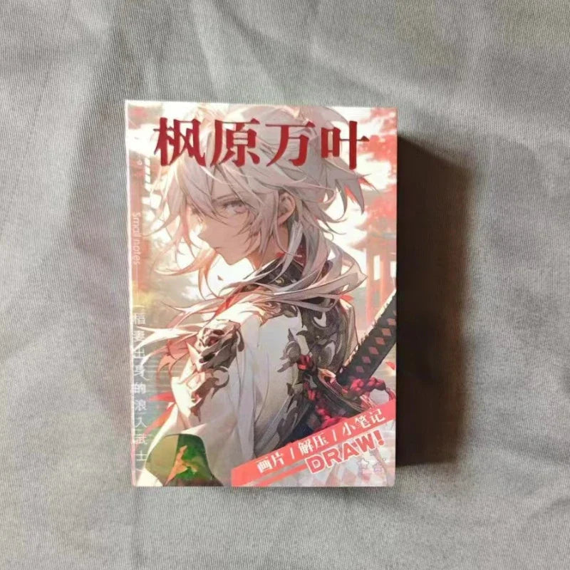 Game Impact Alhaitham Anime Project 40 Sheets 80 Pages Double-sided Mini Characters 68x60mm Magazine Miniature Comic Books SS69 9.69 Kaedehara Kazuha / 40 Sheets 80 Pages