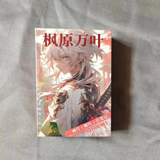 Game Impact Alhaitham Anime Project 40 Sheets 80 Pages Double-sided Mini Characters 68x60mm Magazine Miniature Comic Books SS69 9.69 Kaedehara Kazuha / 40 Sheets 80 Pages
