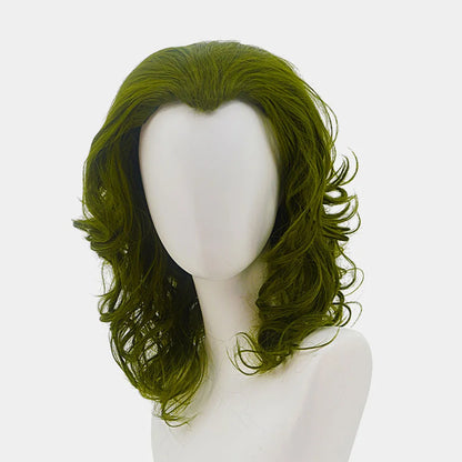 SS69 Joker Cosplay Wig, 35cm Curly Green High Temperature Fiber Hair