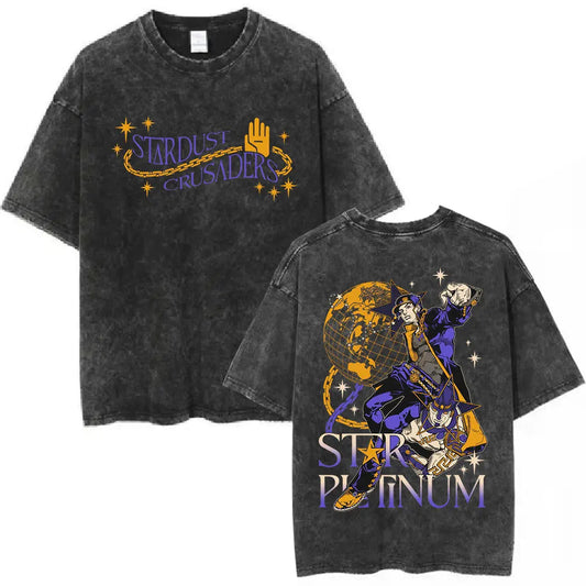 SS69 Men's Jojo Bizarre Adventure Killer Queen Graphic T-Shirt Cotton Tee