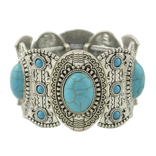 Traditional Kazakhstan Ethnic Coins Bracelet Hair Accessories  for Women Vintage Nepalese Tibetan Clothing Headwear Jewelry Set