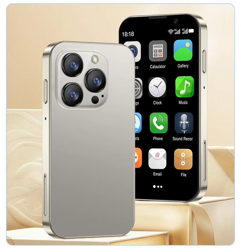 SERVO 16SE Mini Smartphone 16GB ROM Android 9.0 Wifi Dual SIM Standby Play Store 3G WCDMA 3.0"Little Smart Cellphone New Version SS69