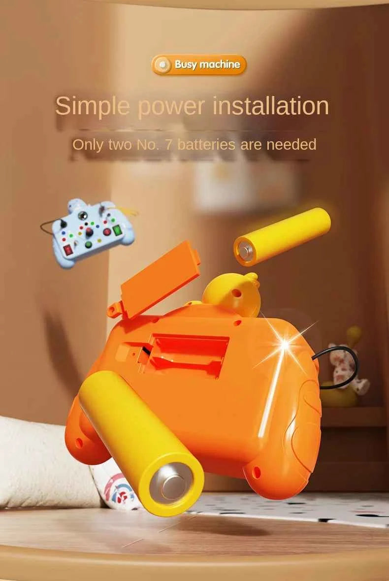 Montessori Busy Board Sensory Toys Cartoon with LED Light Switch Control Board Travel Activities Children Game for 2-4 Years Old
