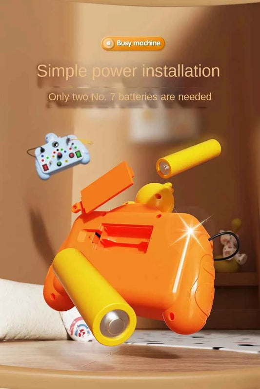Montessori Busy Board Sensory Toys Cartoon with LED Light Switch Control Board Travel Activities Children Game for 2-4 Years Old