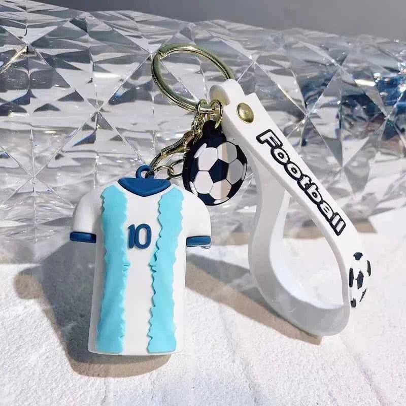 Cartoon Soccer Trophy Keychain Couple Bag Charms Bestselling Pendant Perfect Gift For Football Lovers