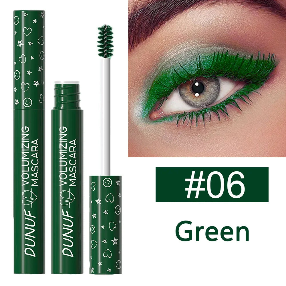 Colorful Curling Mascara Waterproof Fast Drying Eyelashes Extension Multicolor Lashes Makeup Lasting Waterproof White Mascara SS69