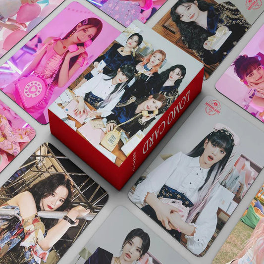 KPOP 55cards/set (G) I-DLE Album Card I FEEL Album GIDLE Ye Shuhua MINNIE Printed Photo Card LOMO Card Gift For Girls Collection SS69