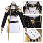 Black Golden Rumi Zoey Mira Cosplay Cosplay Costume Wig Women Suit Halloween Party Role Playing Outfit