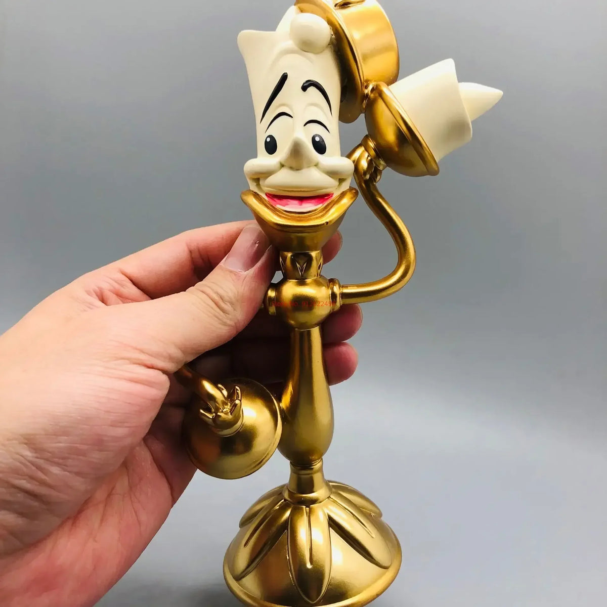 Beauty And The Beast Toys Anime Figure Night Lights Candlesticks Cogsworth Clock Ornaments Collectible Model Gift jewelry box