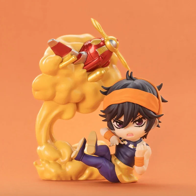 POP MART GONG JOJO's Bizarre Adventure Golden Wind Series Mystery Box Genuine Blind Box Guess Toys Bag Ornament Figurines Home