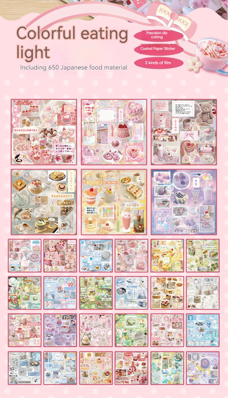 45pcs Japanese Retro Early Style Manga Cut Film Sticker Book Kawaii Girl Scrapbook Journal DIY Deco Cute Showa Phone Case Decals SS69